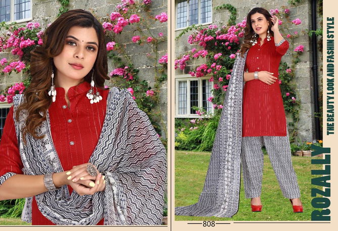 Riyaa Suhani 1 New Cotton Printed Ethnic Wear Kurti Pant With Dupatta Readymade Suit Collection